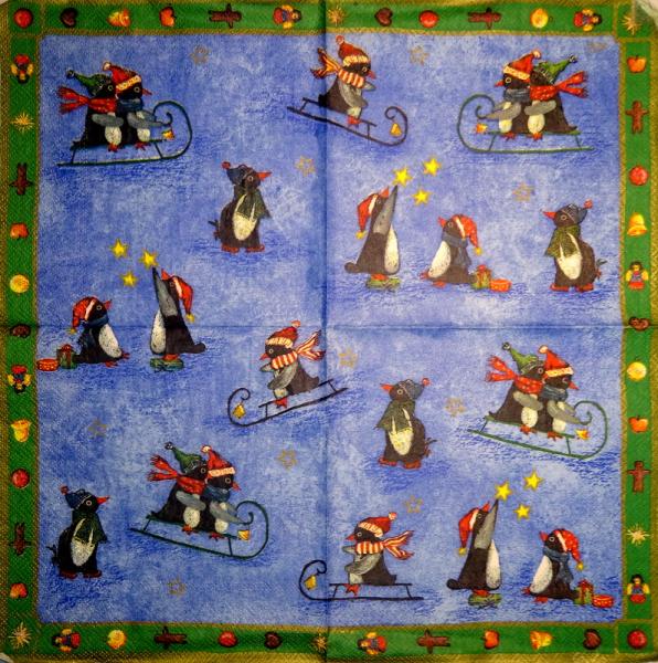 057 Penguins - 3-ply - Ihr
